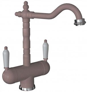 Смеситель для кухни Florentina Ария с подключением под фильтр песочный